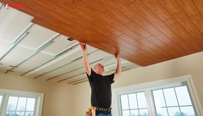 Làm trần nhựa chống nóng mái tôn