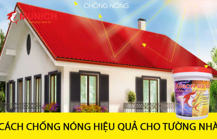 Sơn chống nóng Munich UV 20 - Chống nóng cho tường nhà