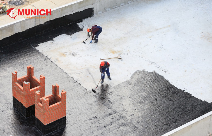 Quy trình thi công vật liệu chống thấm