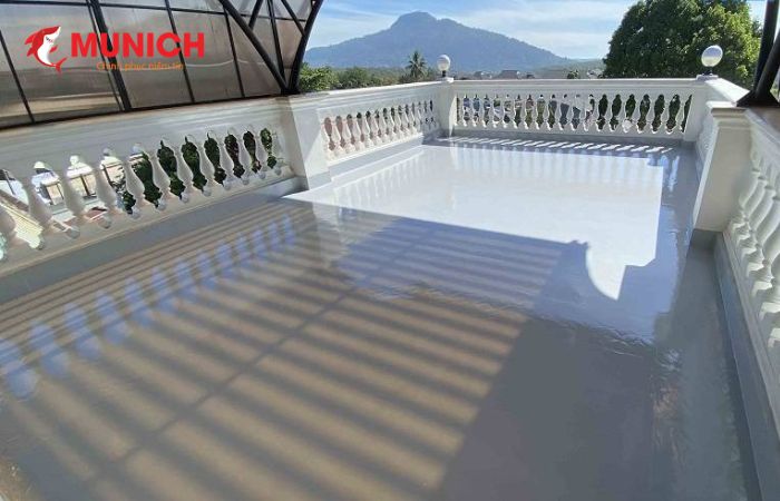 Ứng dụng Chống thấm Polyurethane cho sàn mái nhà ở