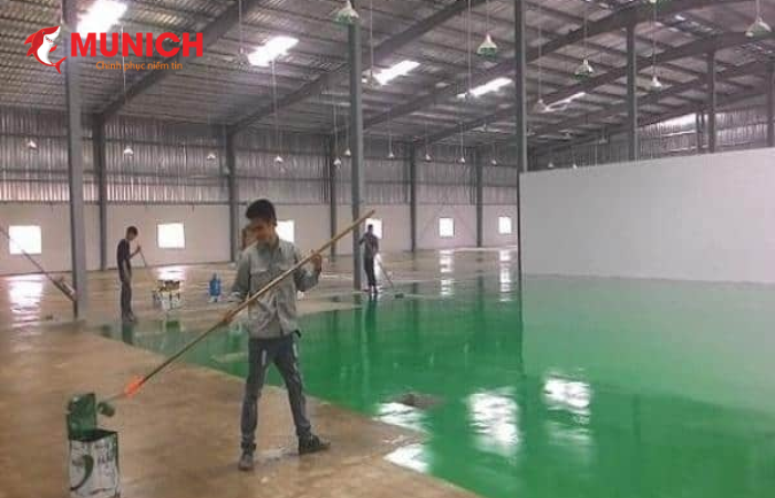 Thi công sơn phủ Epoxy