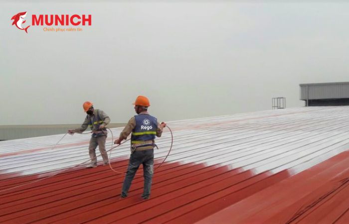 Sơn chống nóng cho mái tôn nhà xưởng