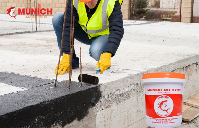 Sử dụng chất chống thấm gốc polyurethane