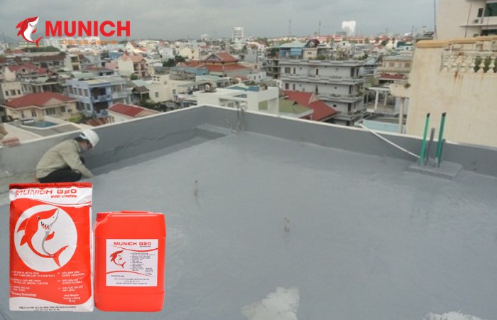Chống thấm sàn mái nhà thực tế