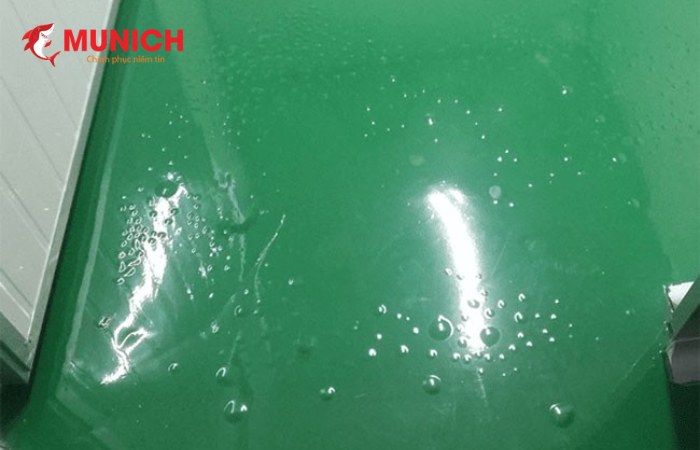 Hậu quả khi sàn Epoxy bị bong 